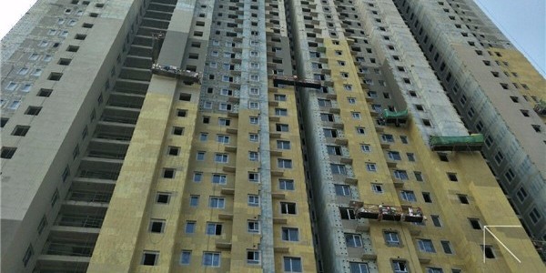 外墻保溫施工巖棉保溫粘貼效果圖